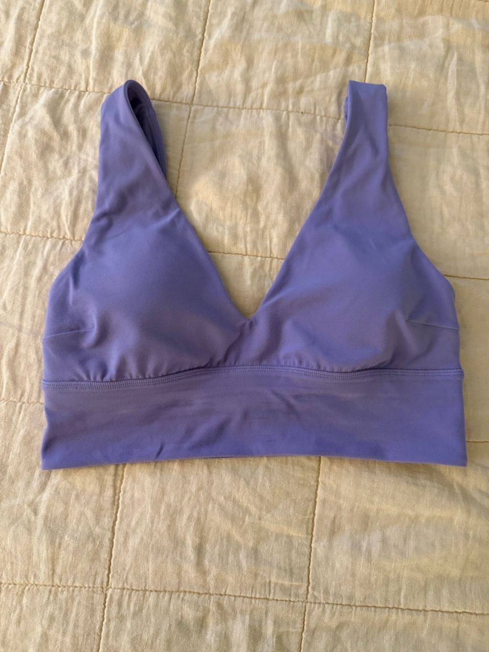 lululemon athletica Purple V-Neck Sports Bra